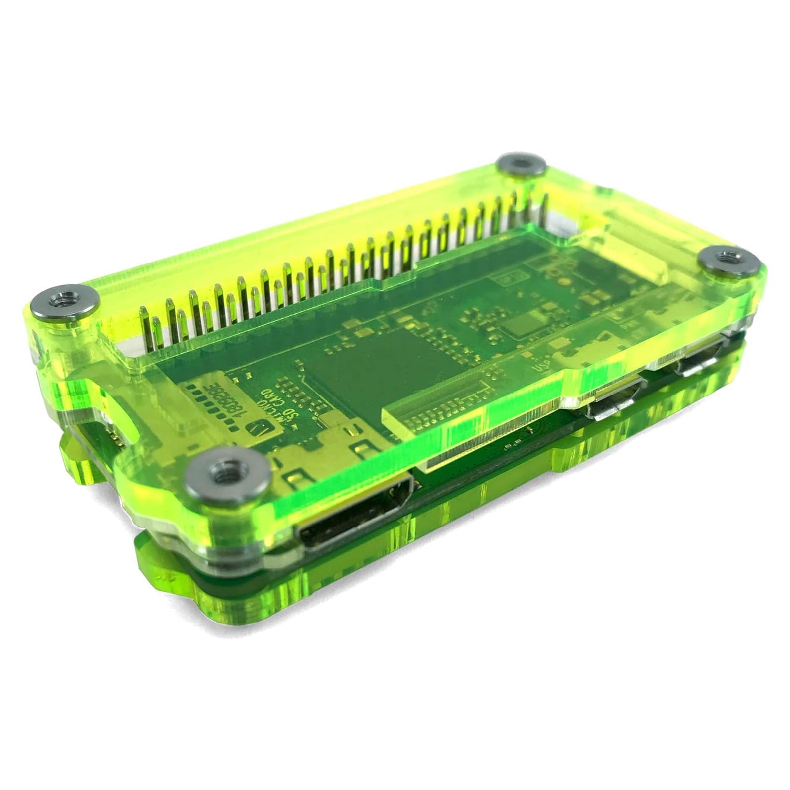Funda C4Labs Zebra Zero para Raspberry Pi Zero - Lima GPIO