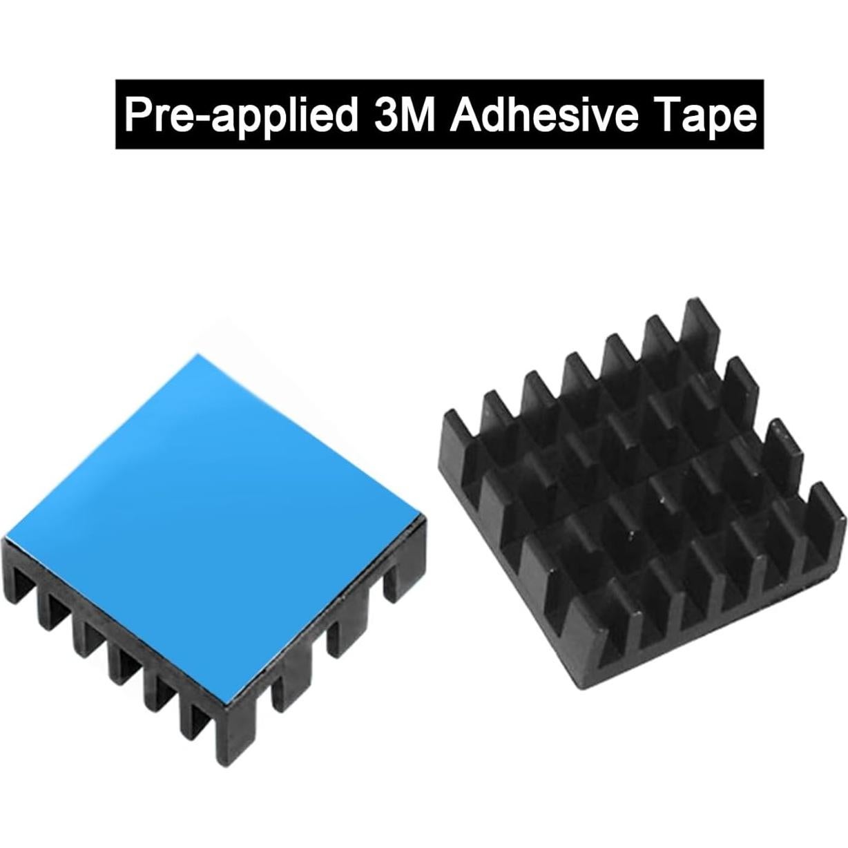 Disipador de Aluminio para Raspberry Pi 4 Modelo B - 8 Piezas