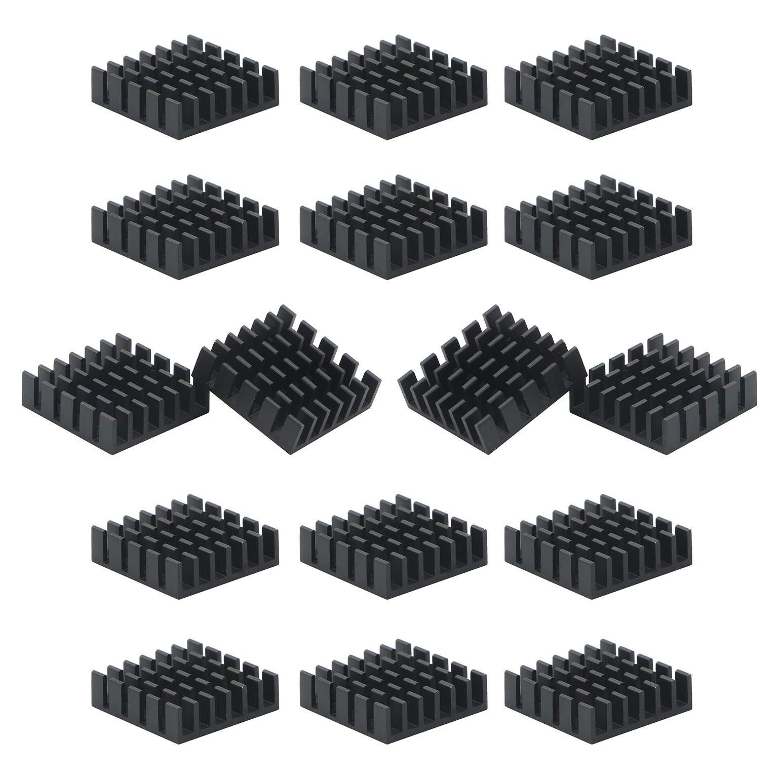 Disipador de Calor de Aluminio JIUWU 22x22mm para Raspberry Pi