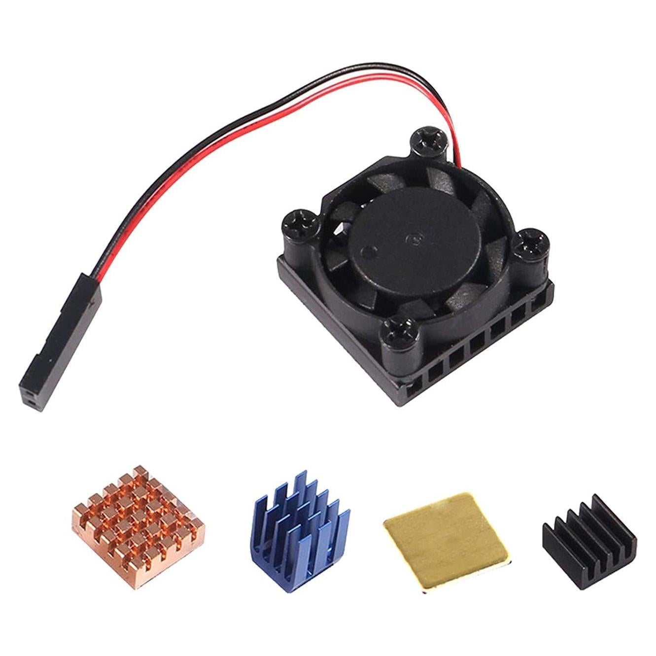 Disipador de Calor con Ventilador ALAMSCN para Raspberry Pi 4/3B+/3B/2B