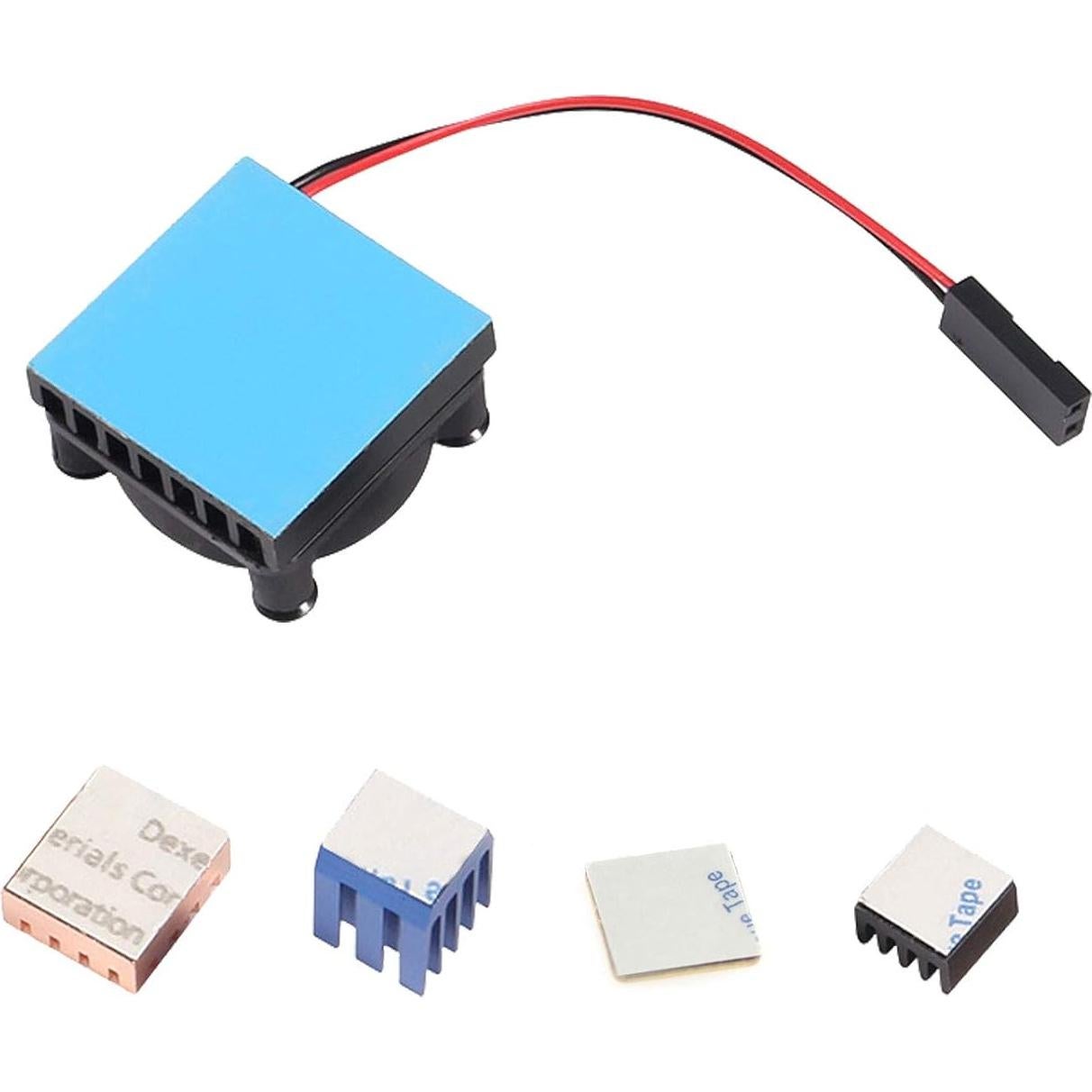 Disipador de Calor con Ventilador ALAMSCN para Raspberry Pi 4/3B+/3B/2B