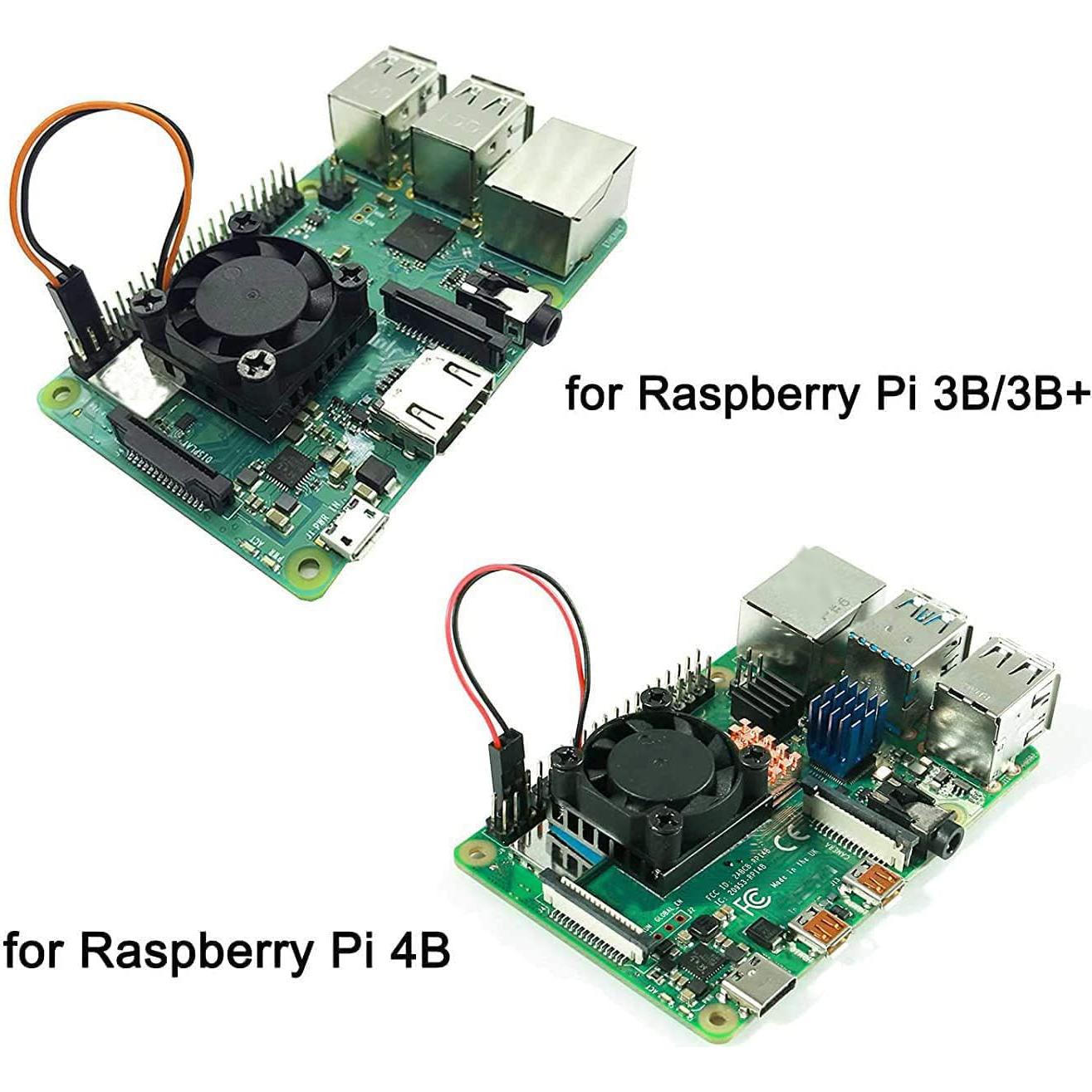 Disipador de Calor con Ventilador ALAMSCN para Raspberry Pi 4/3B+/3B/2B