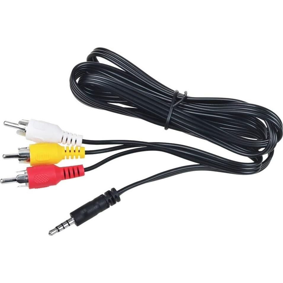 Cable de Audio y Video J-ZMQER 3.5mm a 3 RCA 1.52m