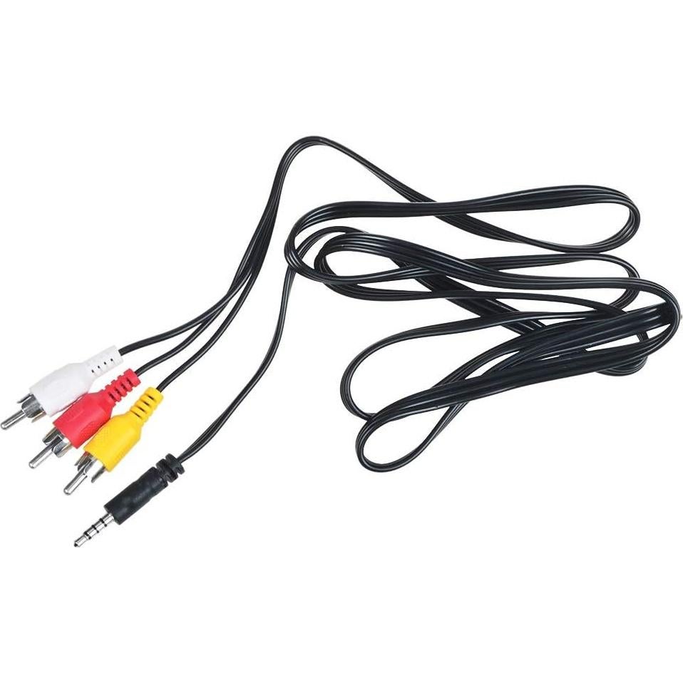 Cable de Audio y Video J-ZMQER 3.5mm a 3 RCA 1.52m