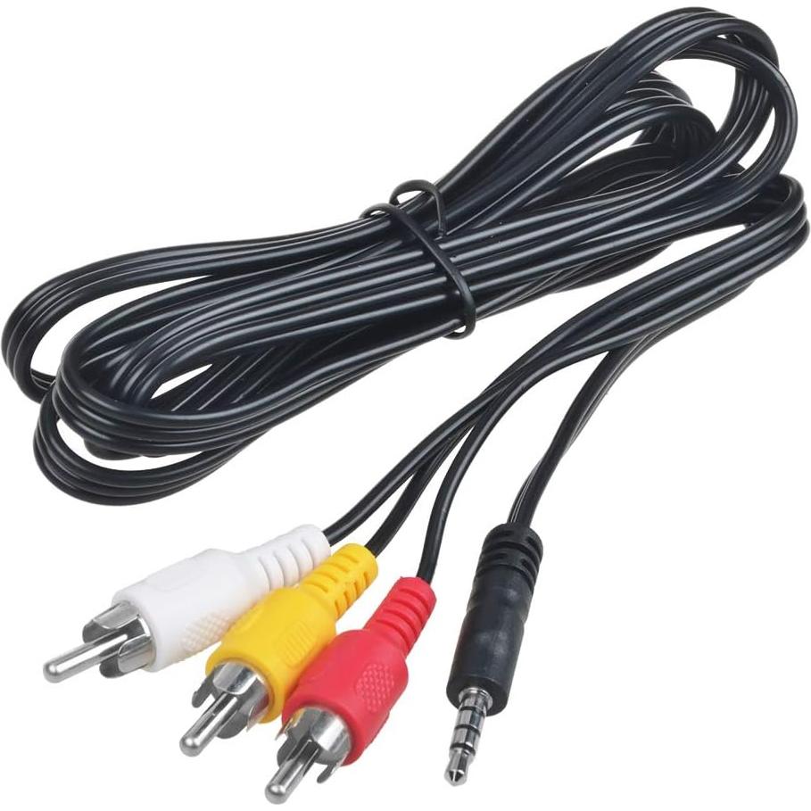 Cable de Audio y Video J-ZMQER 3.5mm a 3 RCA 1.52m
