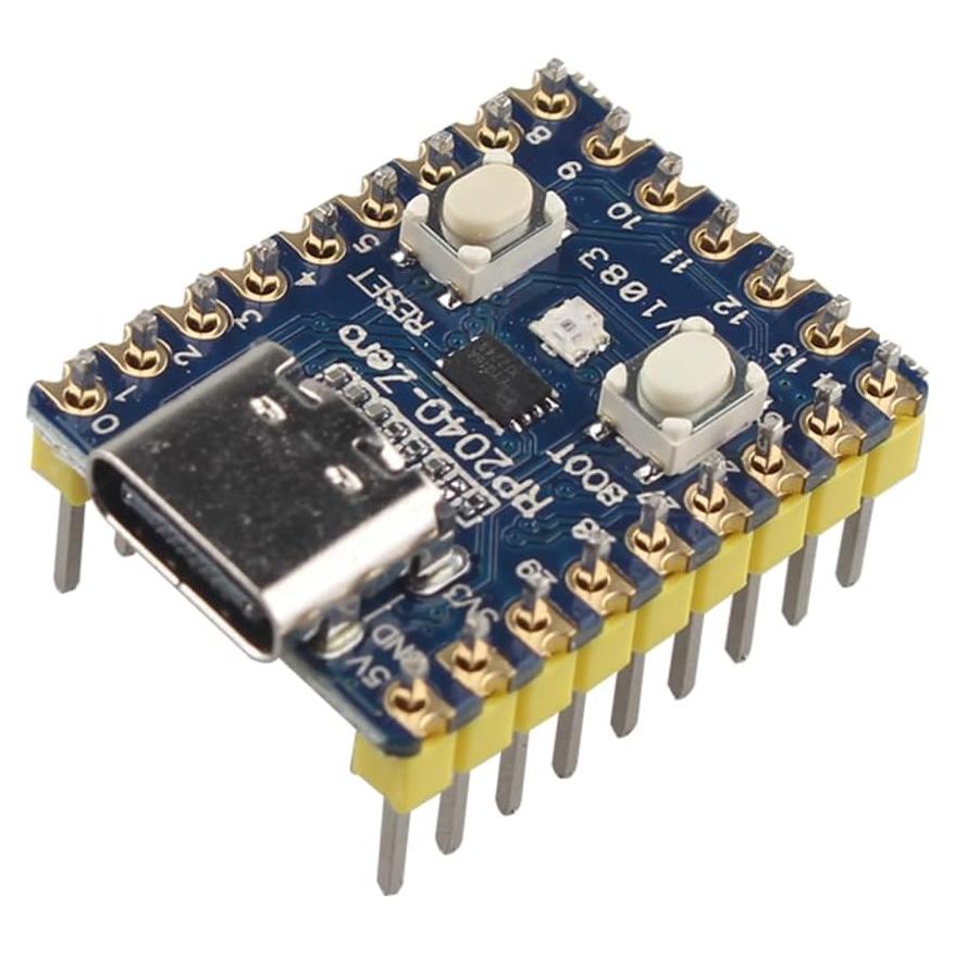 Placa de Desarrollo Mini PICO ZDE RP2040-Zero USB-C 2MB Flash