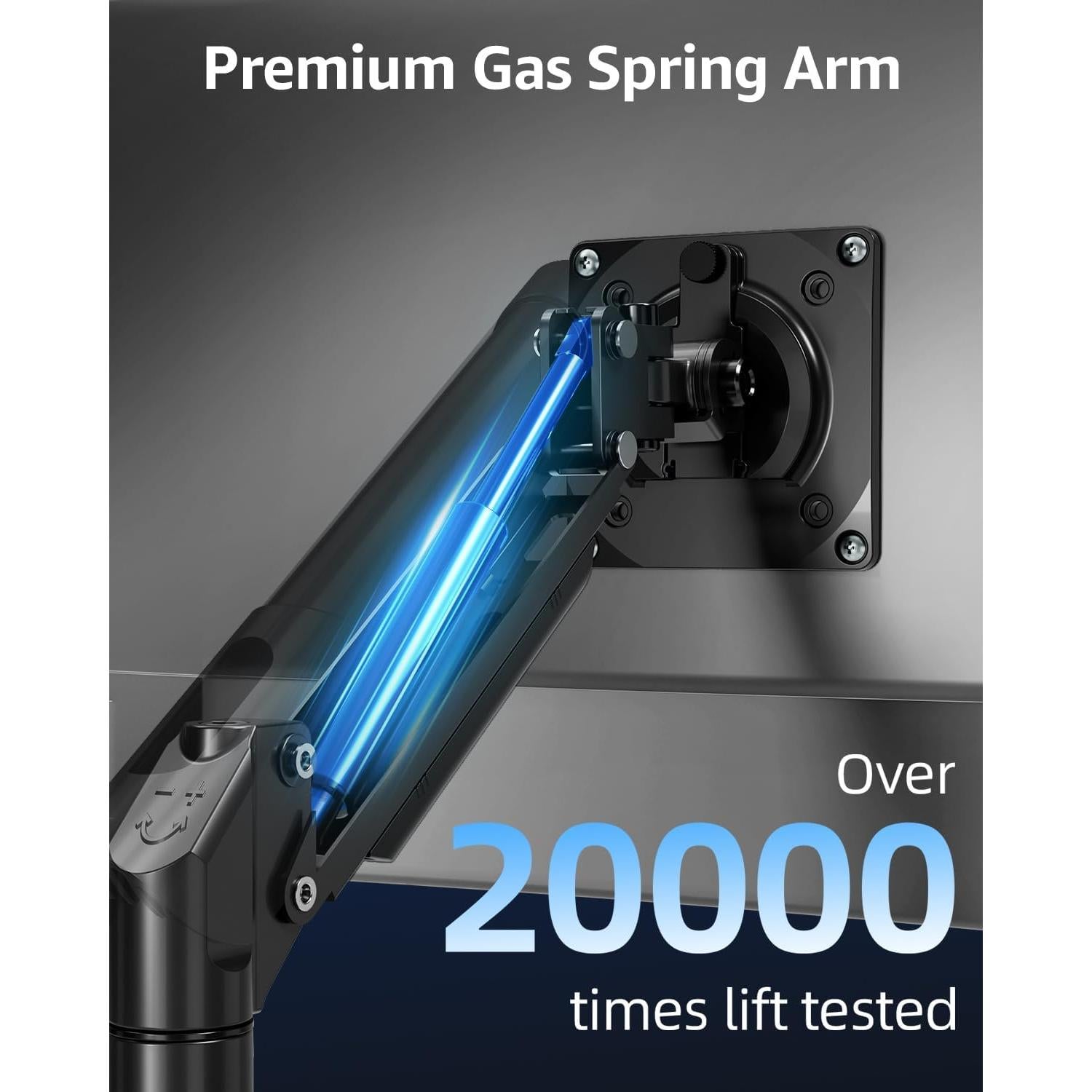 Soporte Doble para Monitores MOUNTUP 13-32" Ajustable Negro