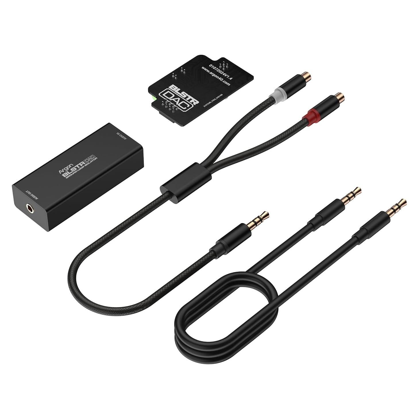 DAC Argon BLSTR con Aislador para Raspberry Pi 5