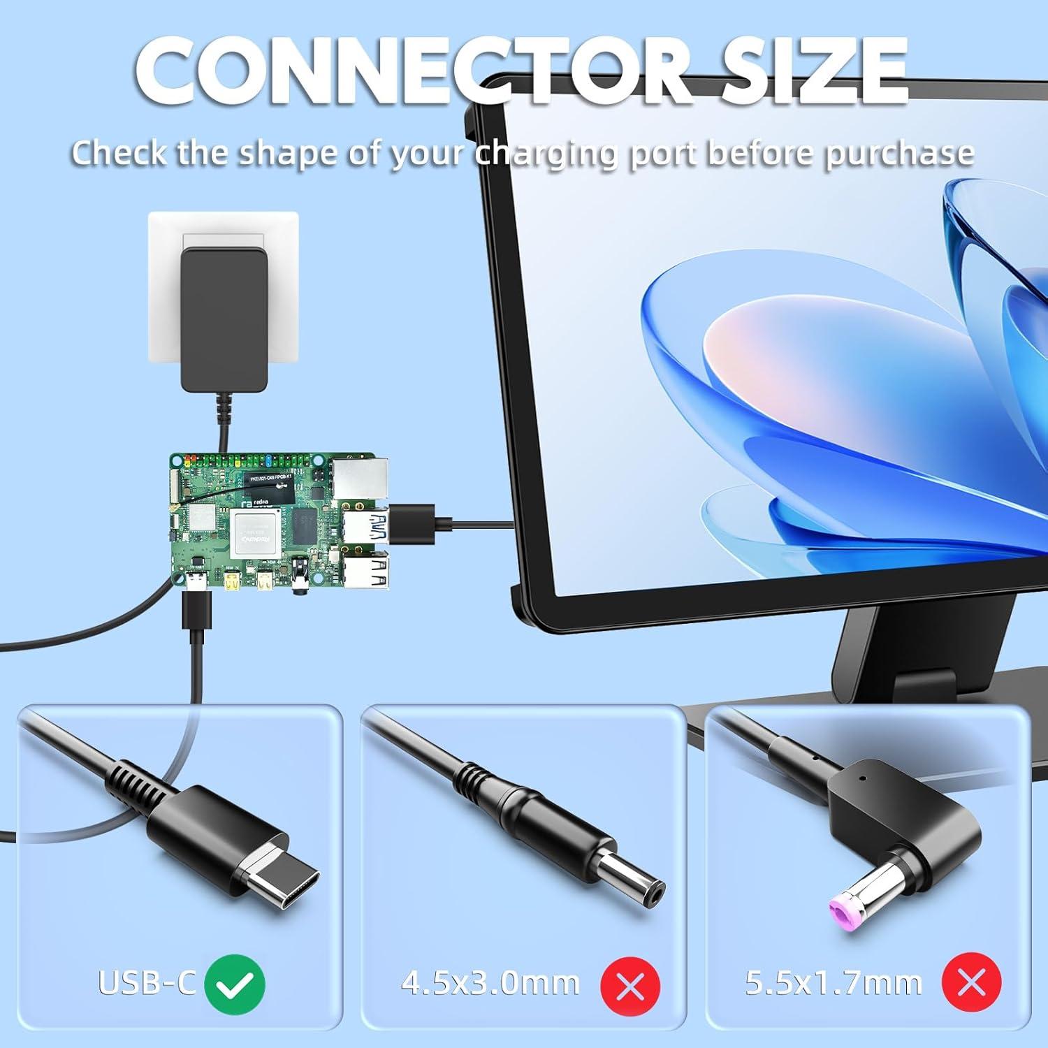 Fuente de Poder USB-C 27W para Raspberry Pi 5 - 5V 5.1A