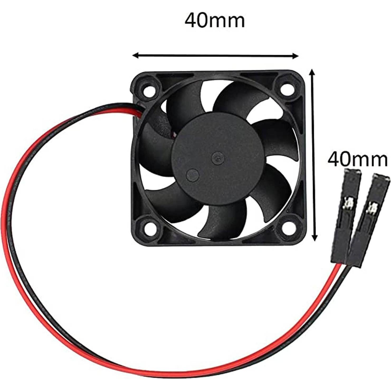 Ventilador 40mm Easycargo para Raspberry Pi 5V DC Silencioso