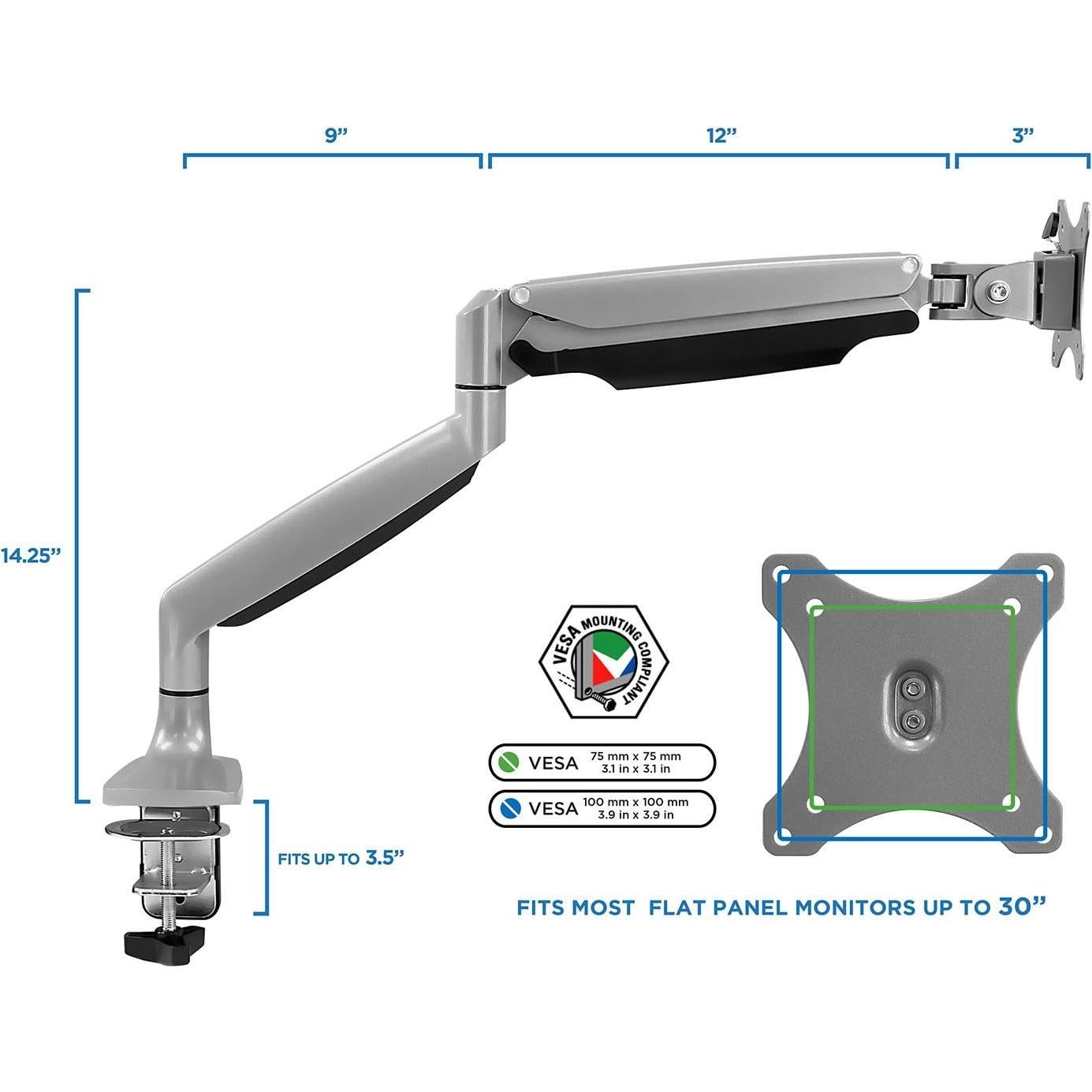 Soporte Monitor Mount-It! MI-1771 Ajustable 9,07 kg