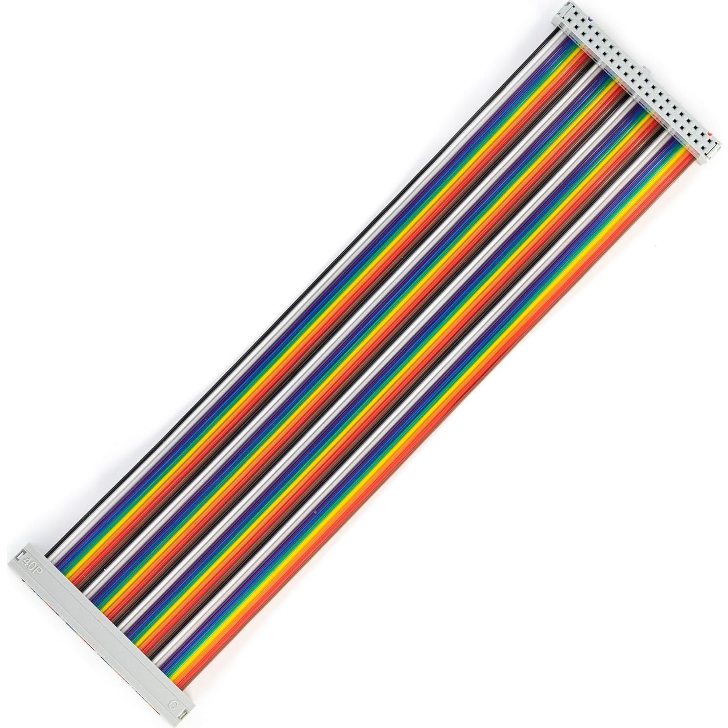 Cables Jumper IDC GPIO 40Pin Macho a Hembra 20cm Risingsaplings