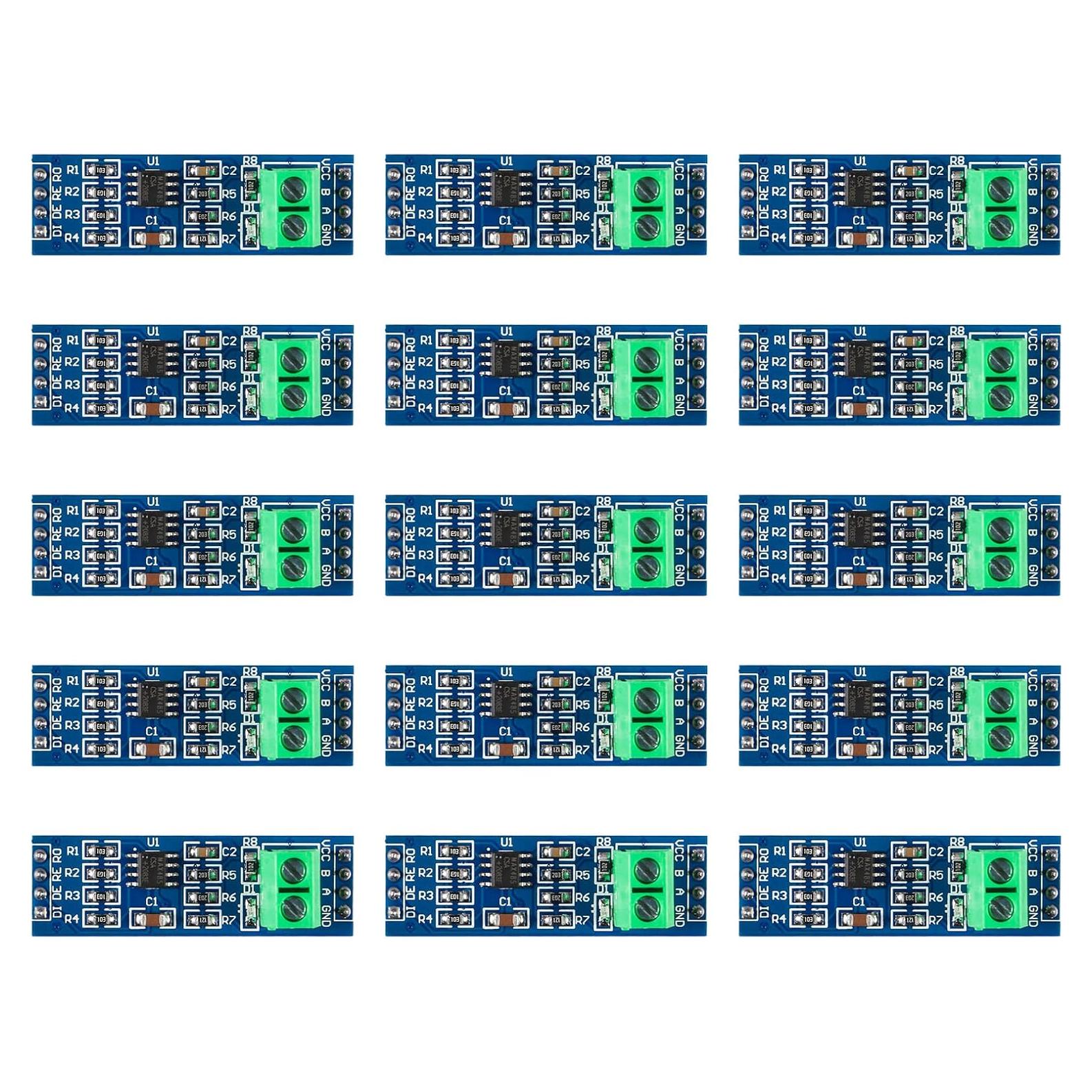Módulo Transceptor RS485 MAX485 QCCAN 15PCS Serial TTL