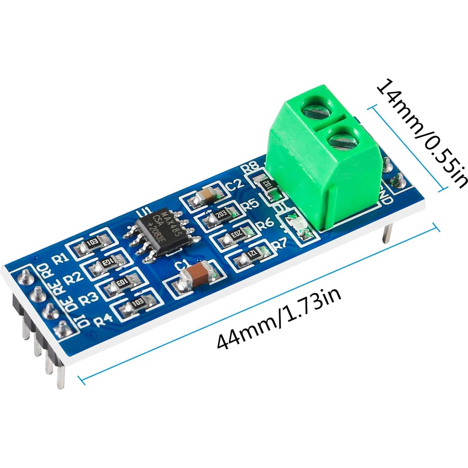 Módulo Transceptor RS485 MAX485 QCCAN 15PCS Serial TTL