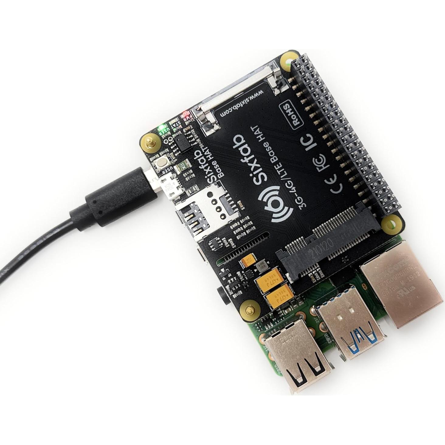 Cargador USB-C REC 5V 3A con Interruptor para Raspberry Pi