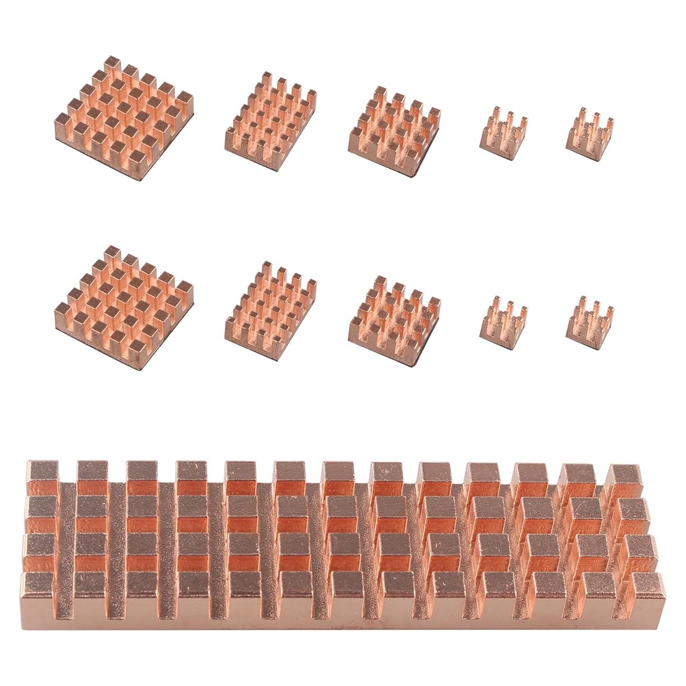Disipadores de Calor de Cobre ZDE para Raspberry Pi y M.2 SSD
