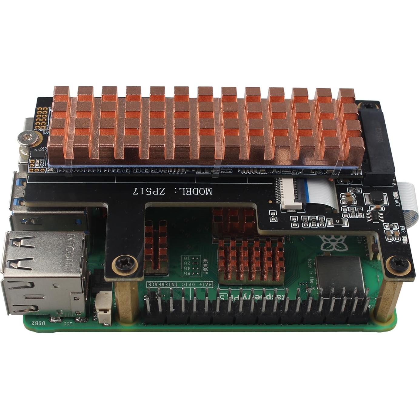 Disipadores de Calor de Cobre ZDE para Raspberry Pi y M.2 SSD