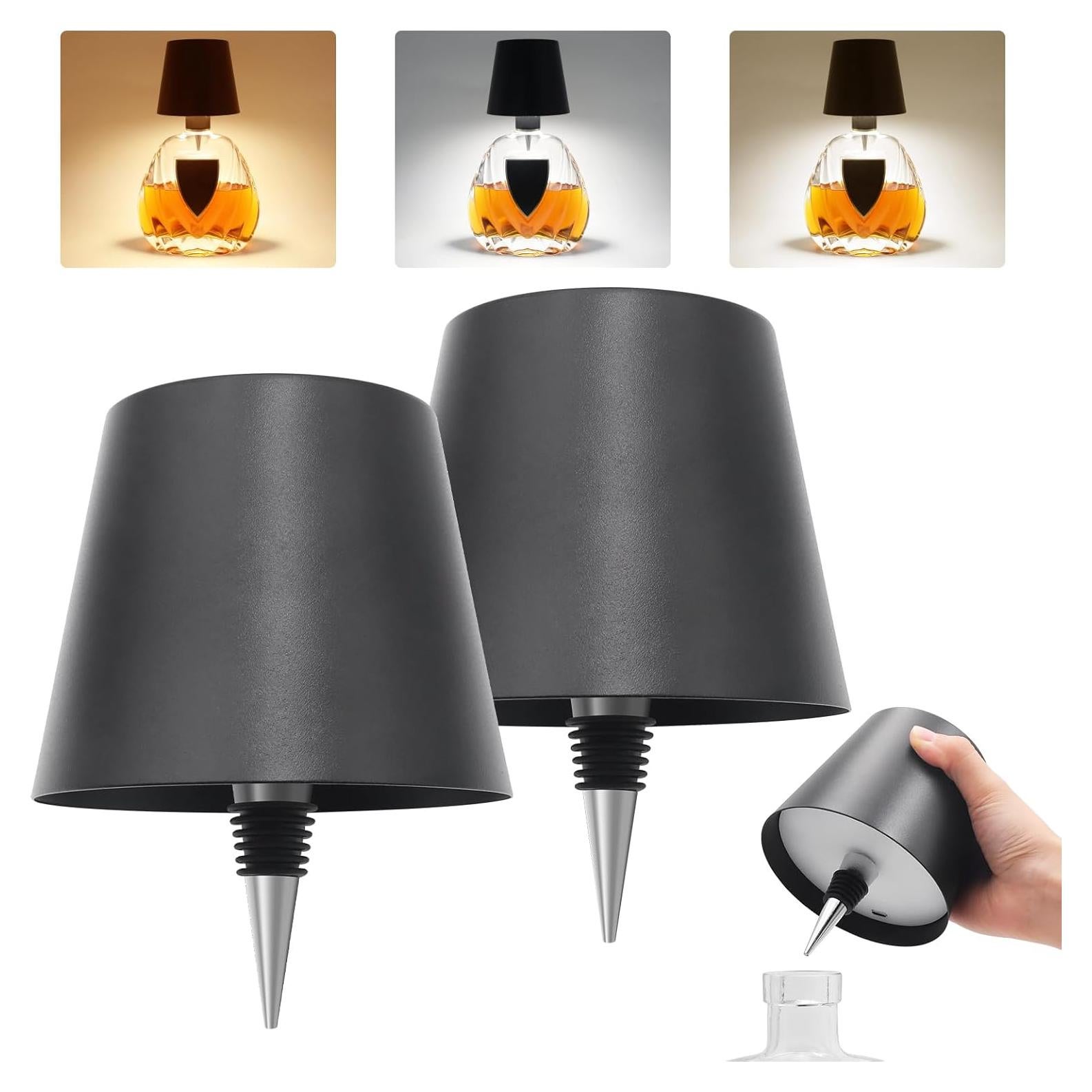 Lámpara de Botella LED Inalámbrica Pridola 2 Piezas