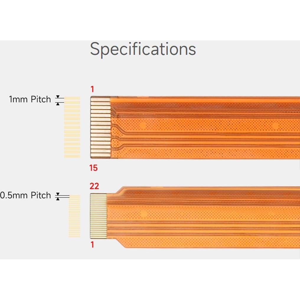 Cable flexible CSI FPC Waveshare 500mm para Raspberry Pi 5