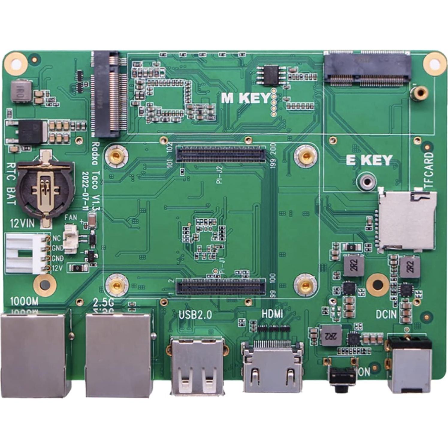 Placa Base Radxa TACO para Raspberry Pi CM4 - NAS y Router