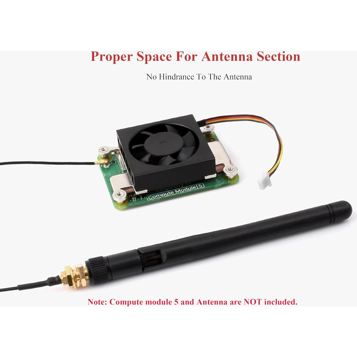 Ventilador de Refrigeración 3007 UeeKKoo para Raspberry Pi CM5