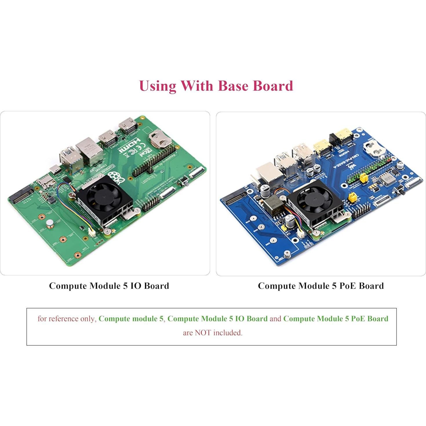 Ventilador de Refrigeración 3007 UeeKKoo para Raspberry Pi CM5