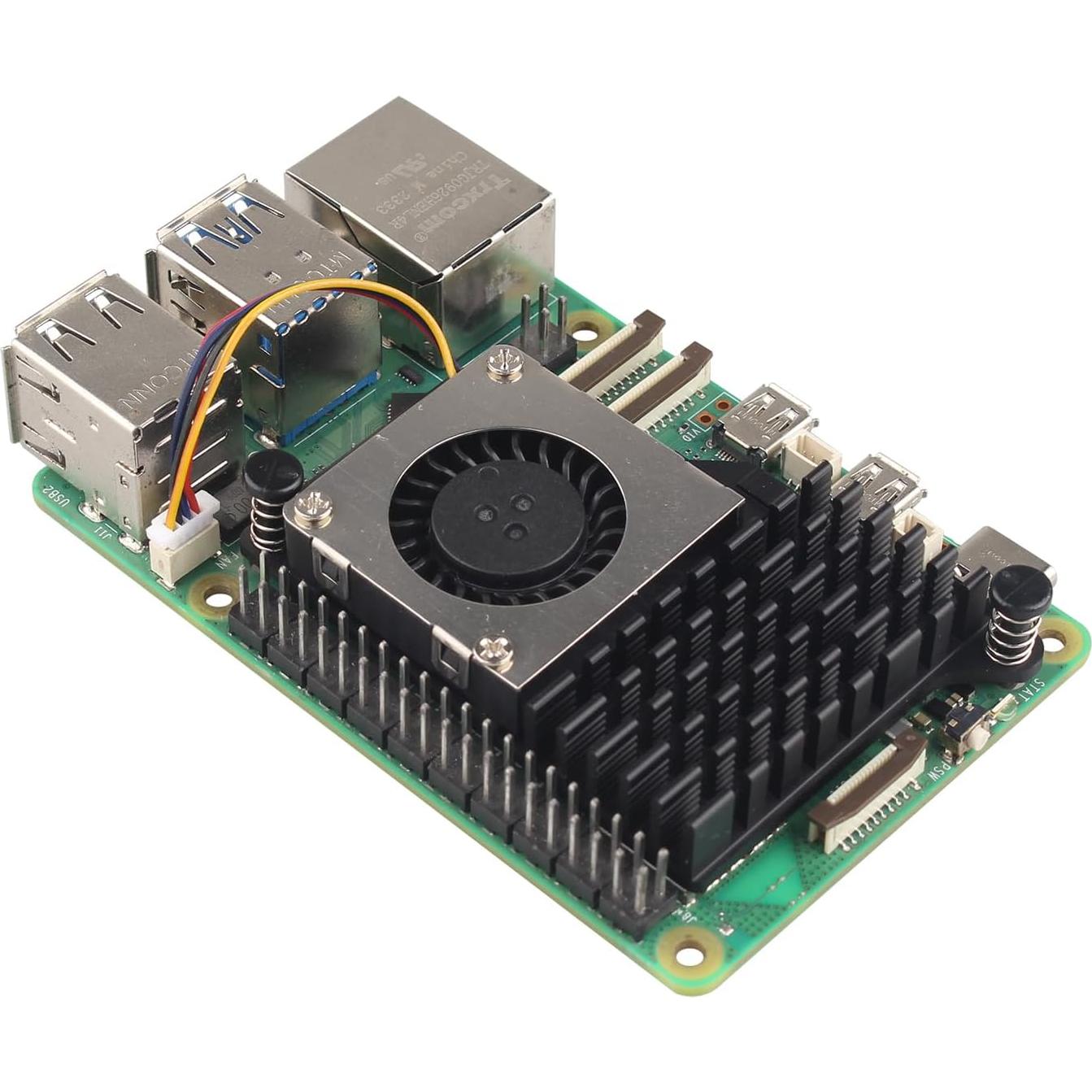 Caja de Aluminio ZDE ZC501 con Enfriador PWM para Raspberry Pi 5