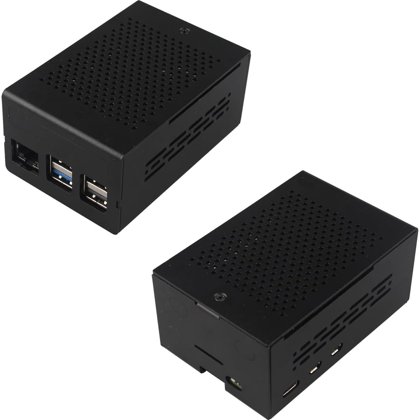 Caja de Aluminio ZDE ZC501 con Enfriador PWM para Raspberry Pi 5