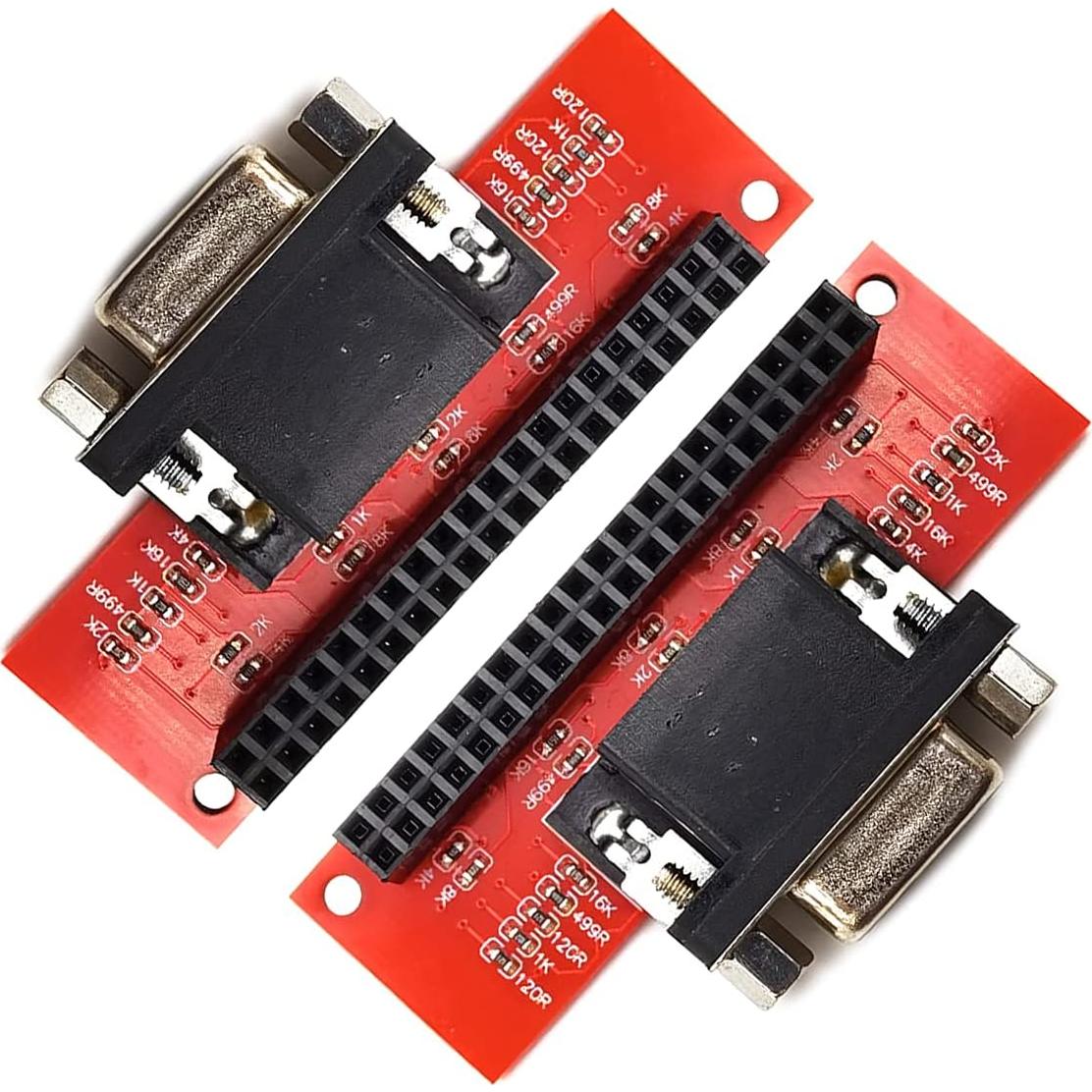 Adaptador VGA Kiro&Seeu 2PCS VGA666 para Raspberry Pi B+/2B