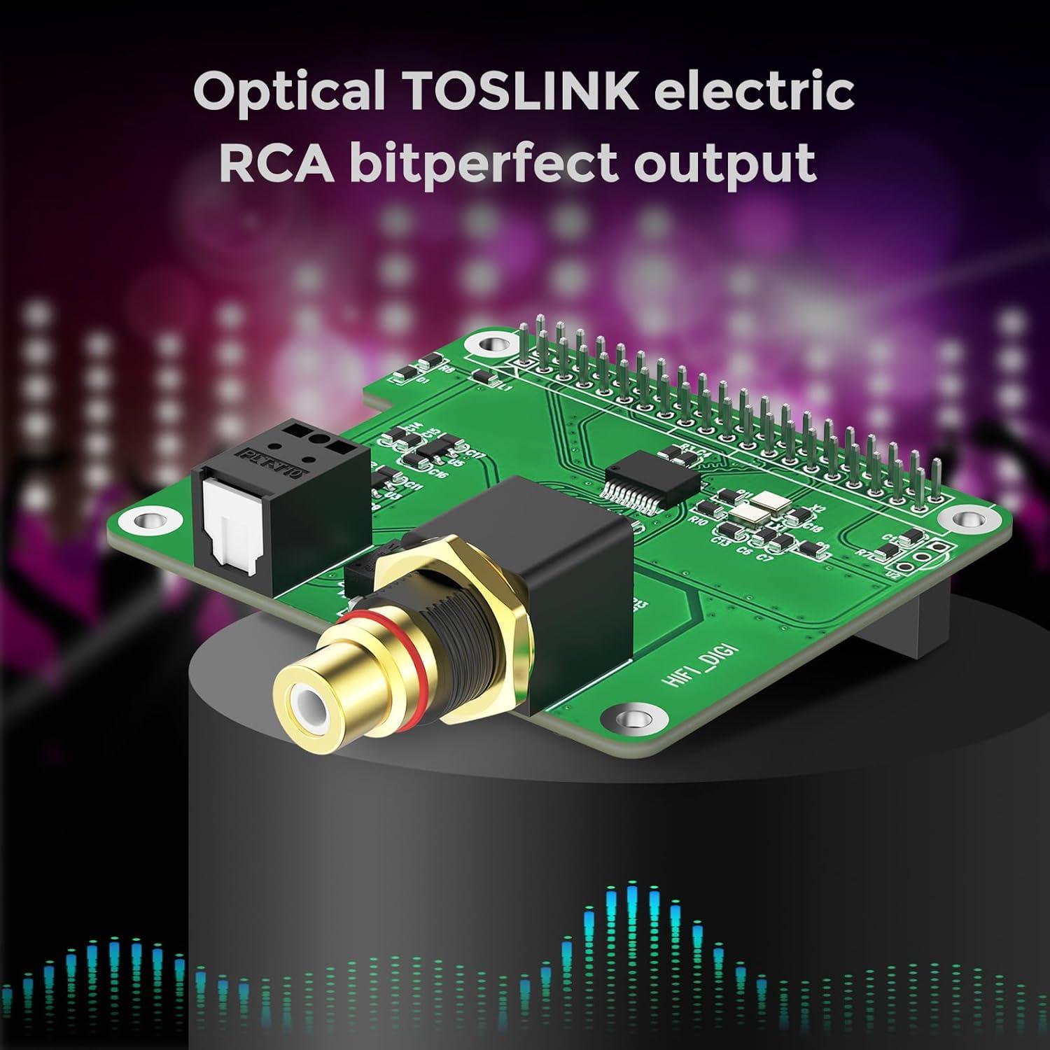 InnoMaker Digi One Hat para Raspberry Pi - Tarjeta de Audio HiFi