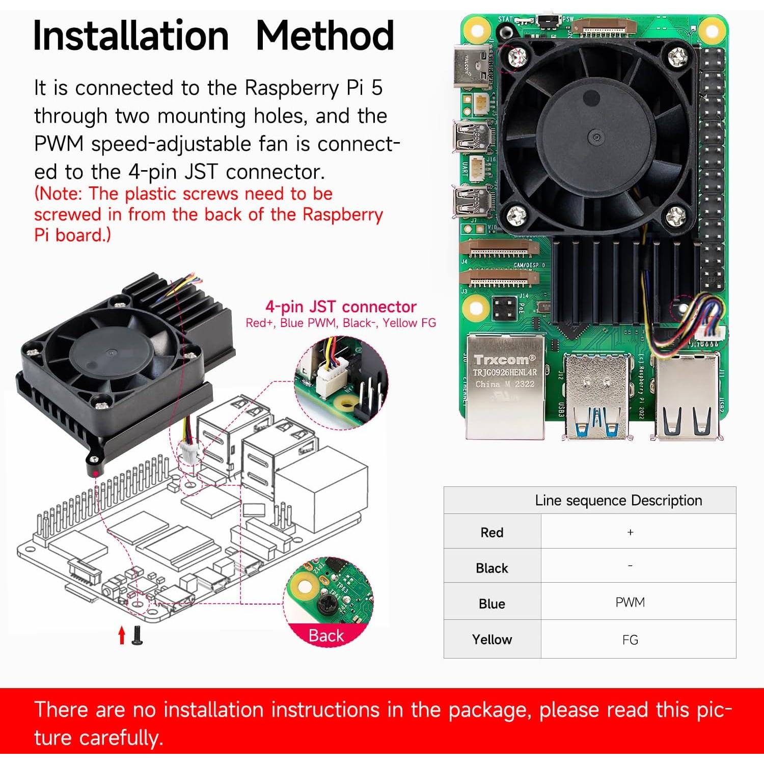 Fuente de Alimentación y Enfriador Activo para Raspberry Pi 5