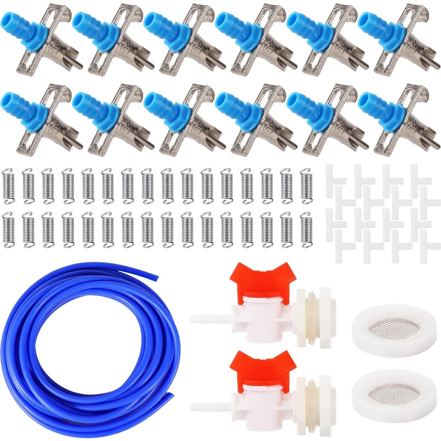 Kit de Riego Automático OMISTAR para Conejos 16 Bebederos