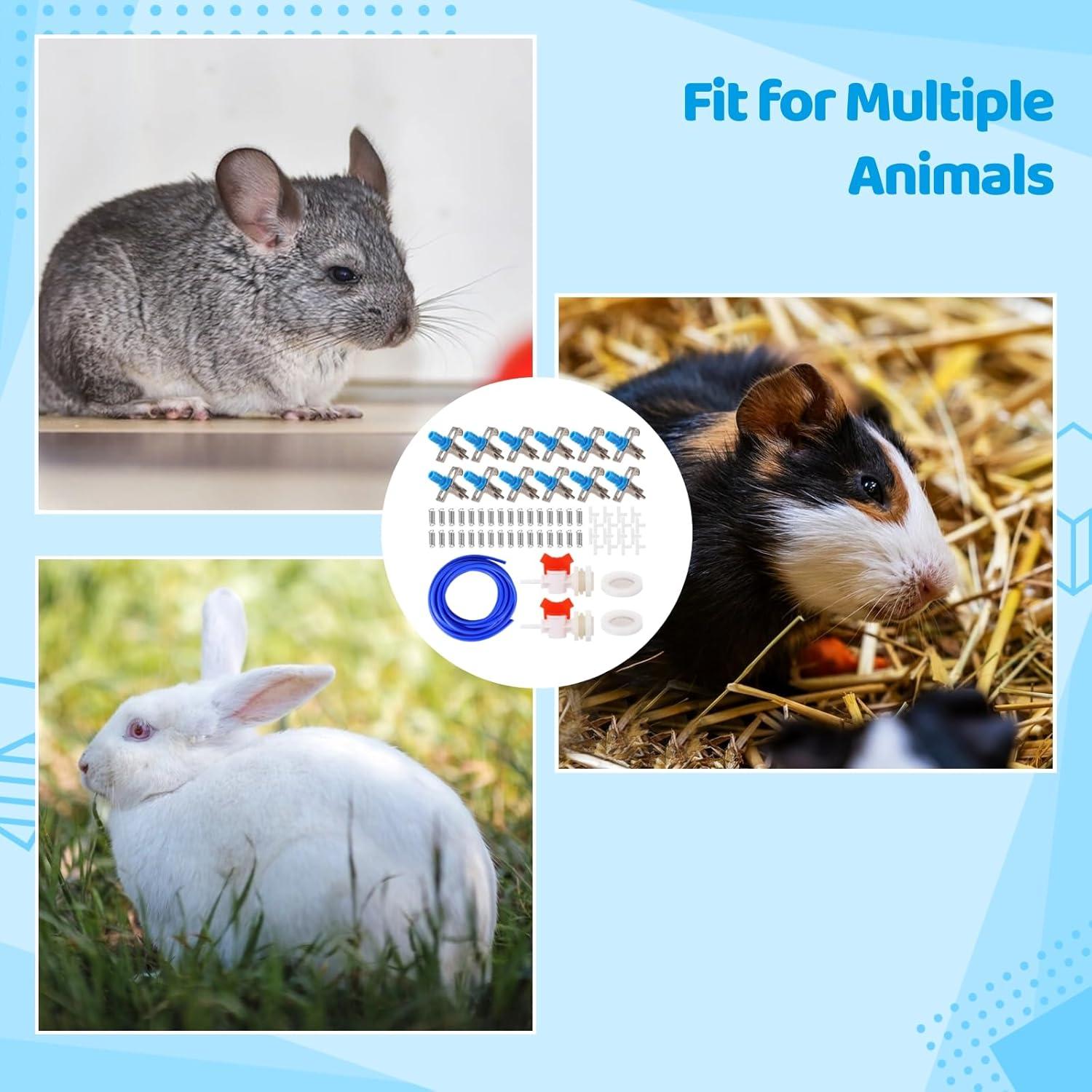 Kit de Riego Automático OMISTAR para Conejos 16 Bebederos