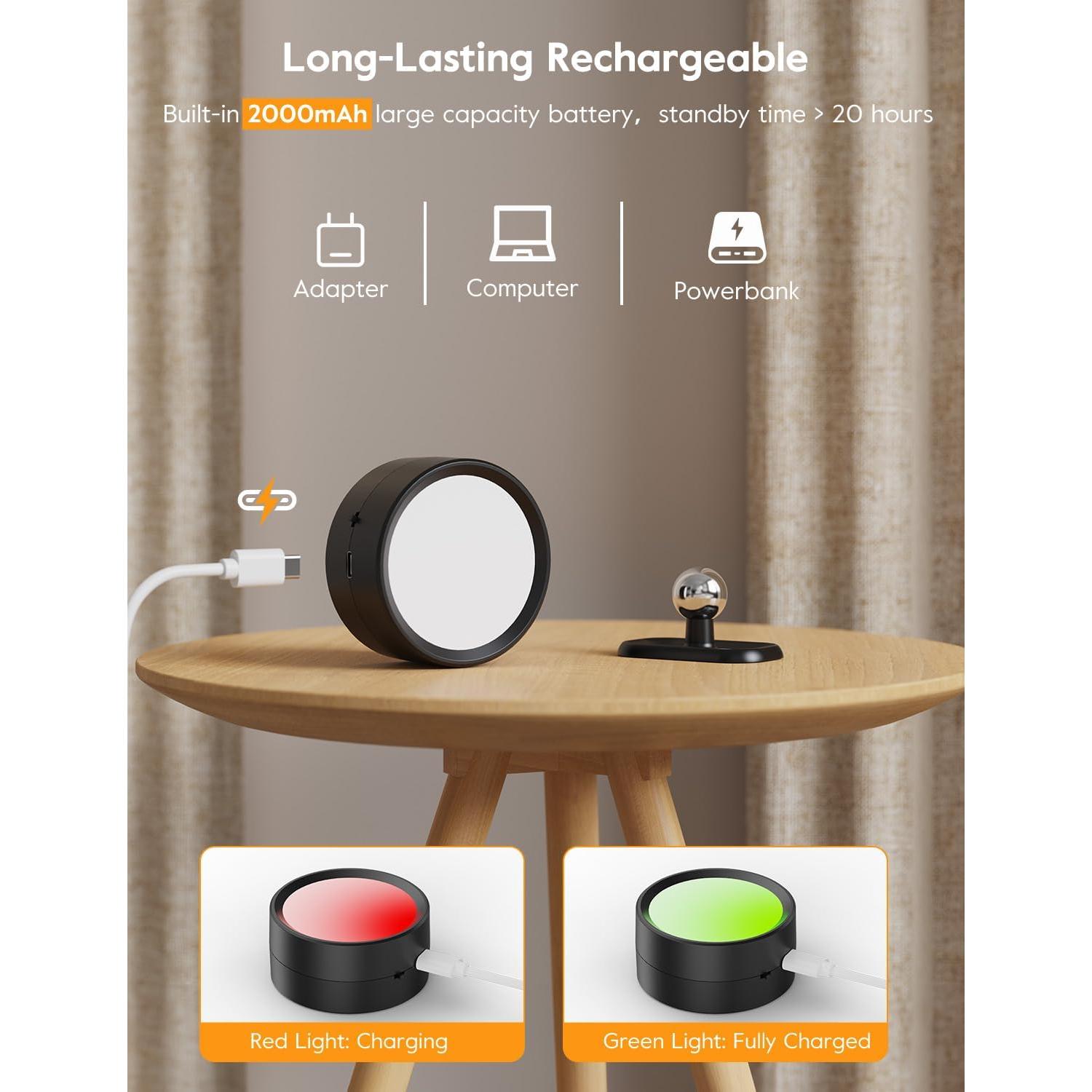 Luces de Pared LED Brightown, 2 Luces Recargables USB