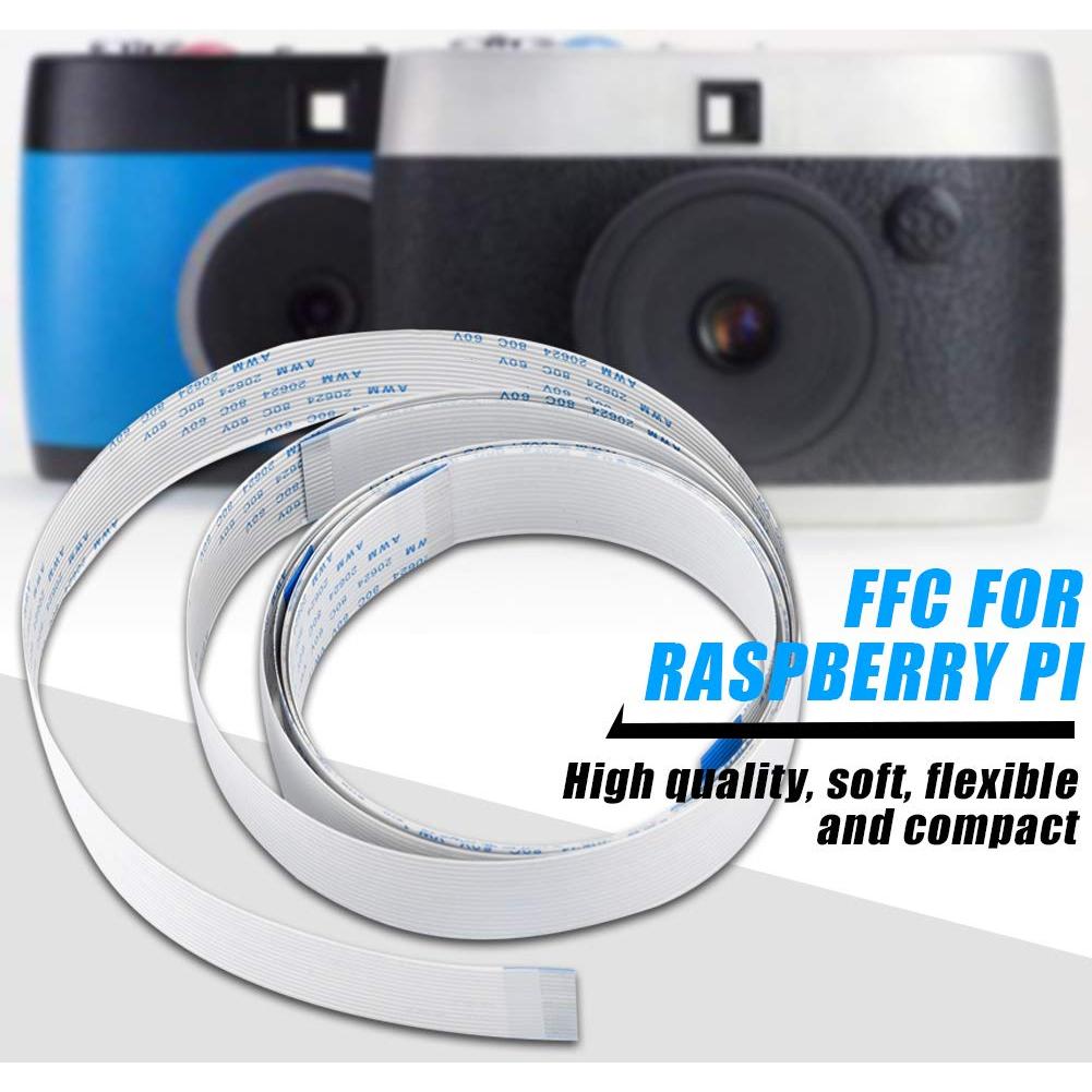 Cable de Cinta FFC 15 Pines para Cámara Raspberry Pi - 3 Piezas