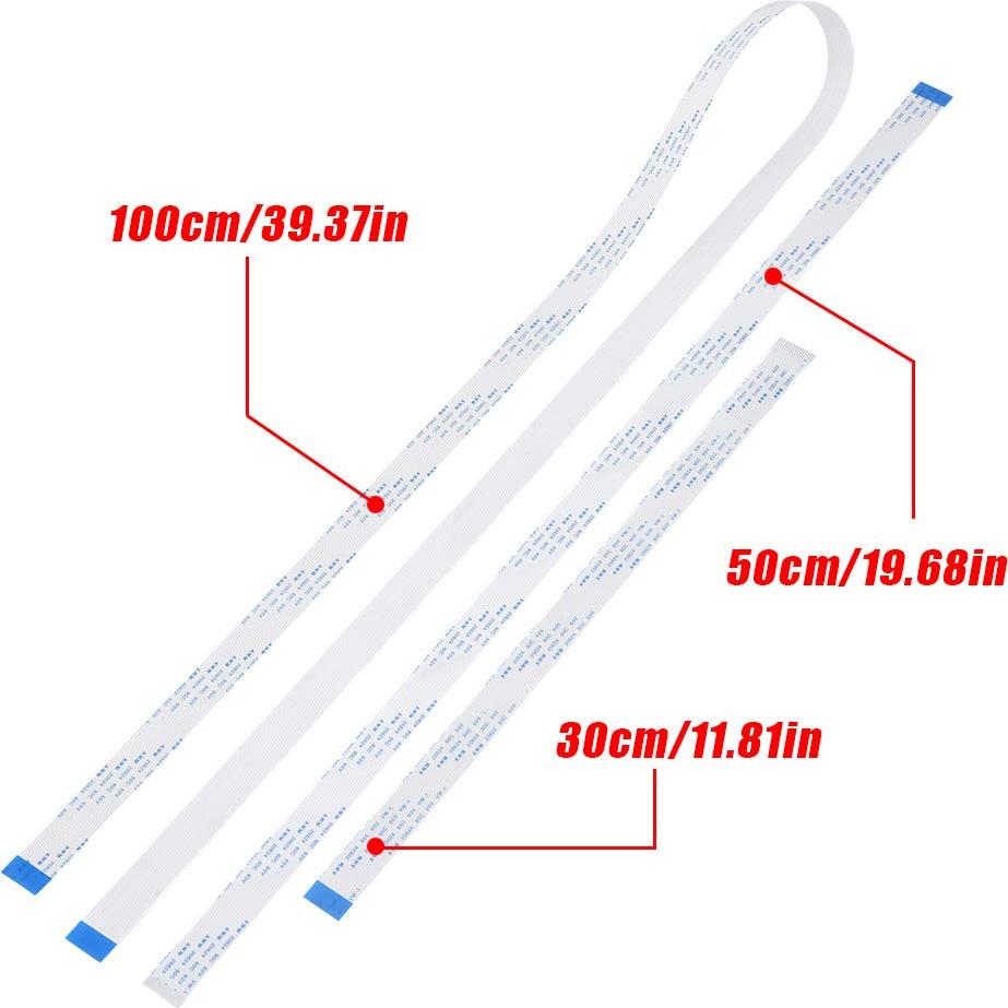 Cable de Cinta FFC 15 Pines para Cámara Raspberry Pi - 3 Piezas