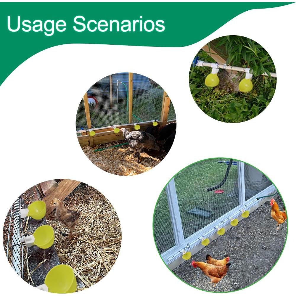 Bebedero Automático para Pollos MODUODUO 12 Tazas 8,49 cm