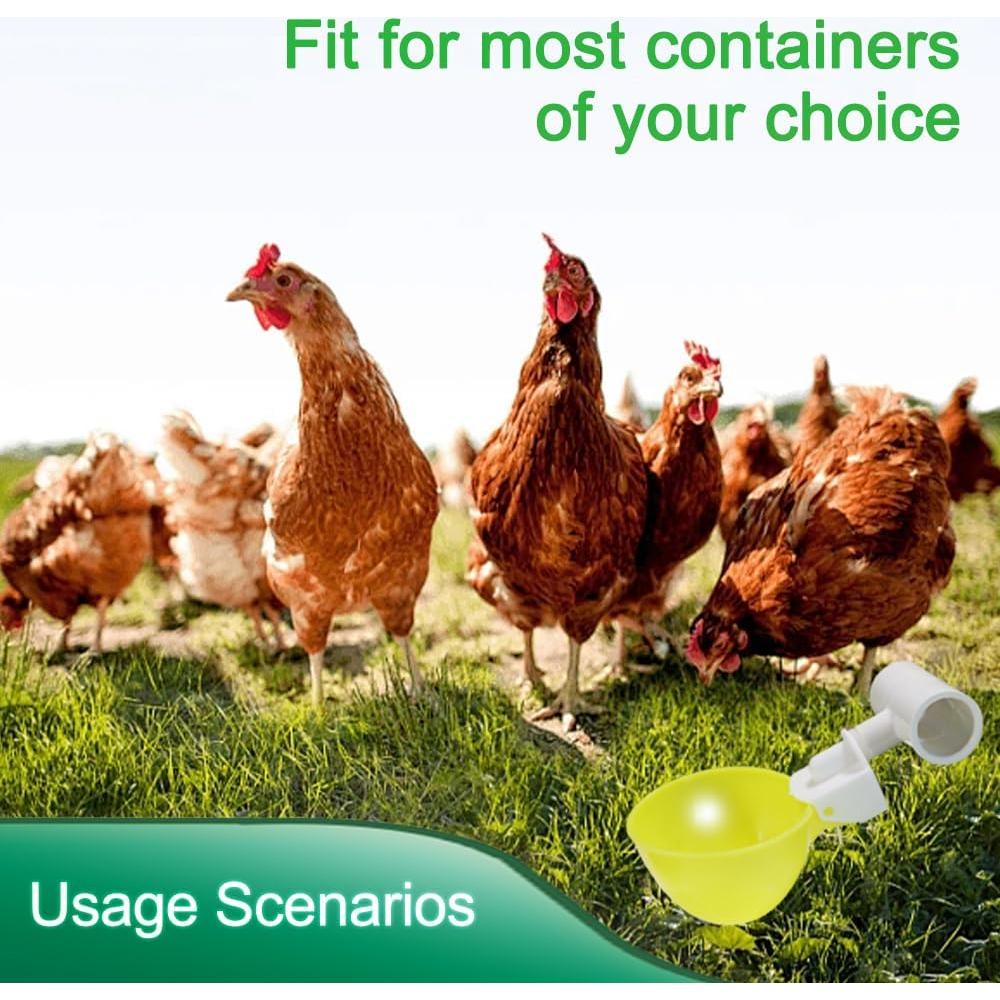 Bebedero Automático para Pollos MODUODUO 12 Tazas 8,49 cm