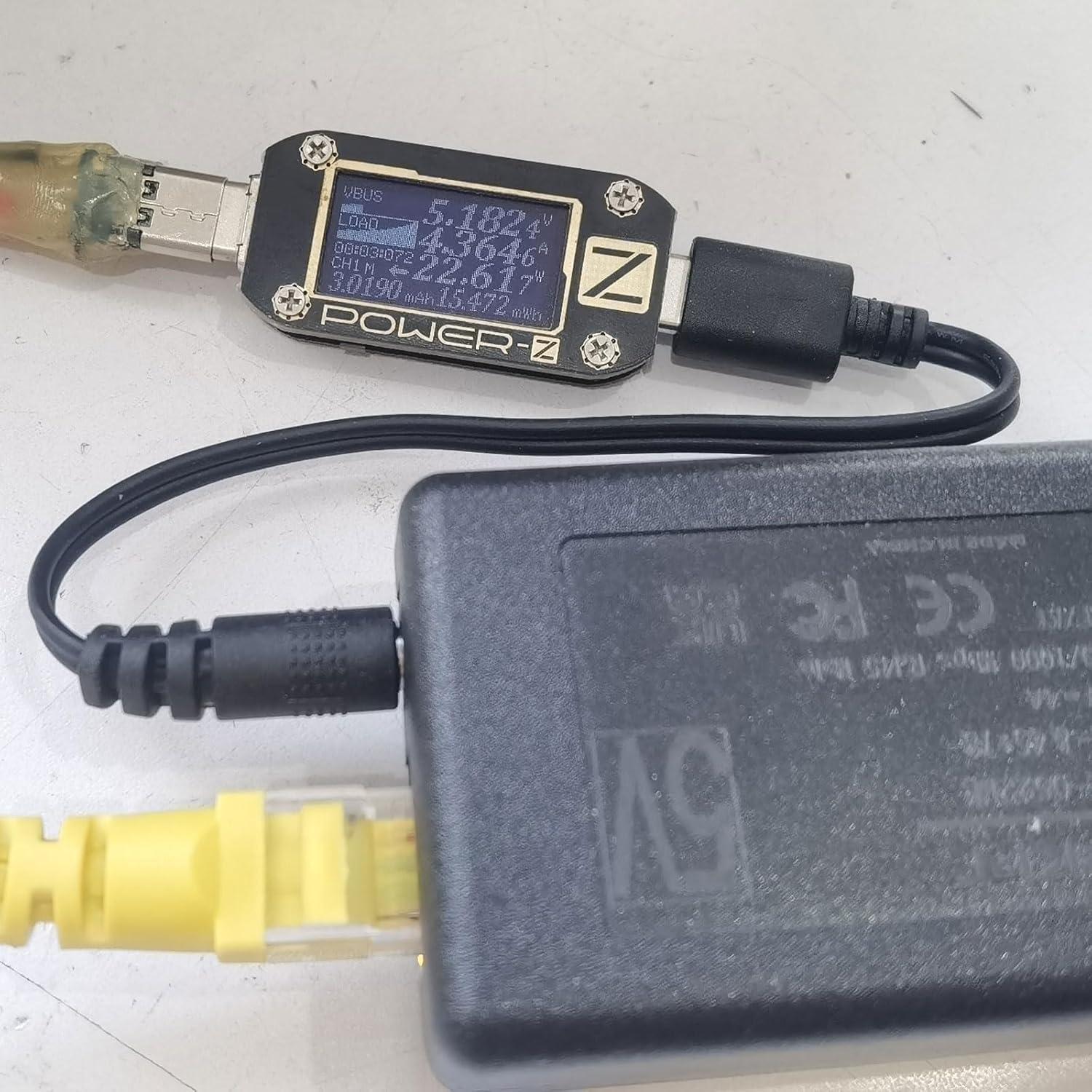 Divisor PoE Activo 5V 4A USB Tipo C para Raspberry Pi 5