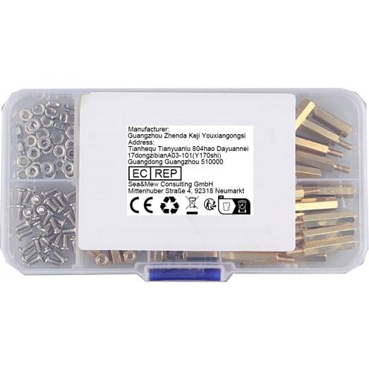 Kit de Separadores M2.5 ZDE con Tornillos y Cables FFC para Raspberry Pi