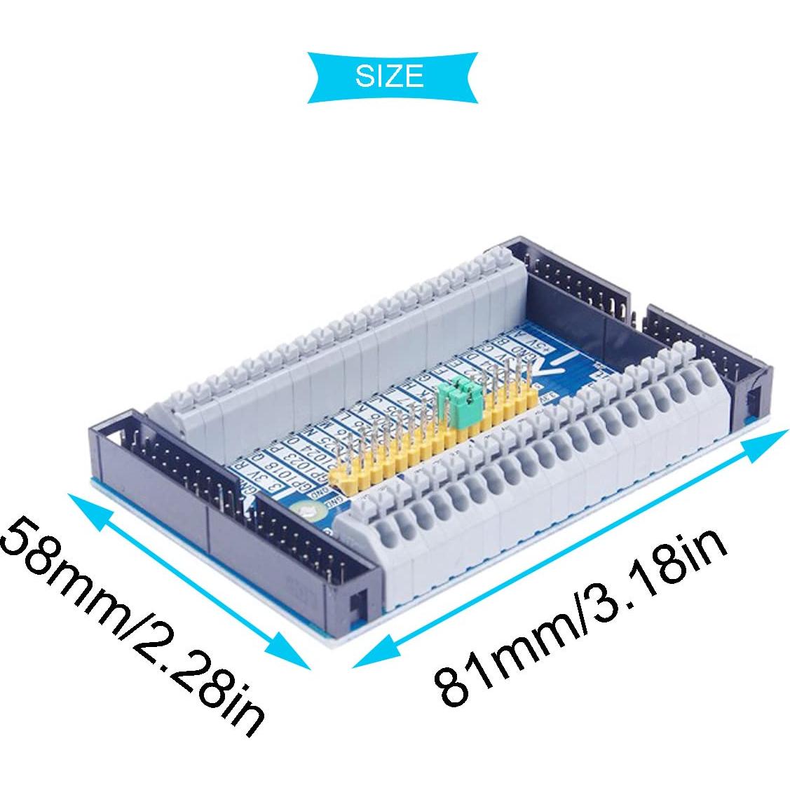 Módulo de Expansión GPIO DKARDU para Raspberry Pi 4/3/2/1