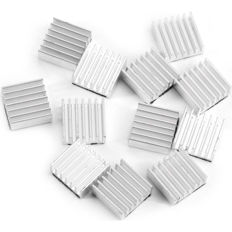 Kit de Disipadores de Calor de Aluminio 12pcs Hilitand para Raspberry Pi
