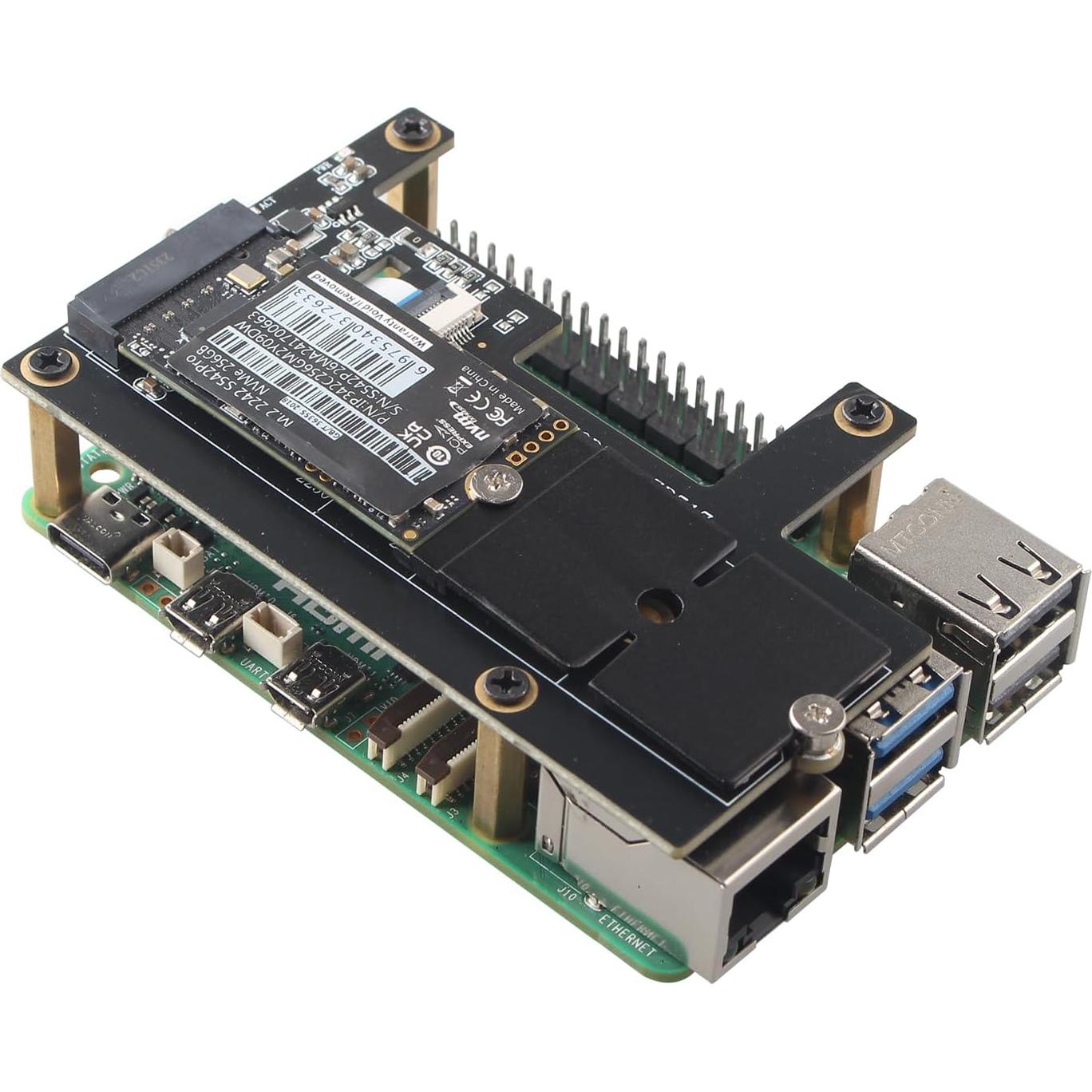 Adaptador M.2 NGFF NVMe SSD 2242 a 2280 ZDE - 2 Piezas