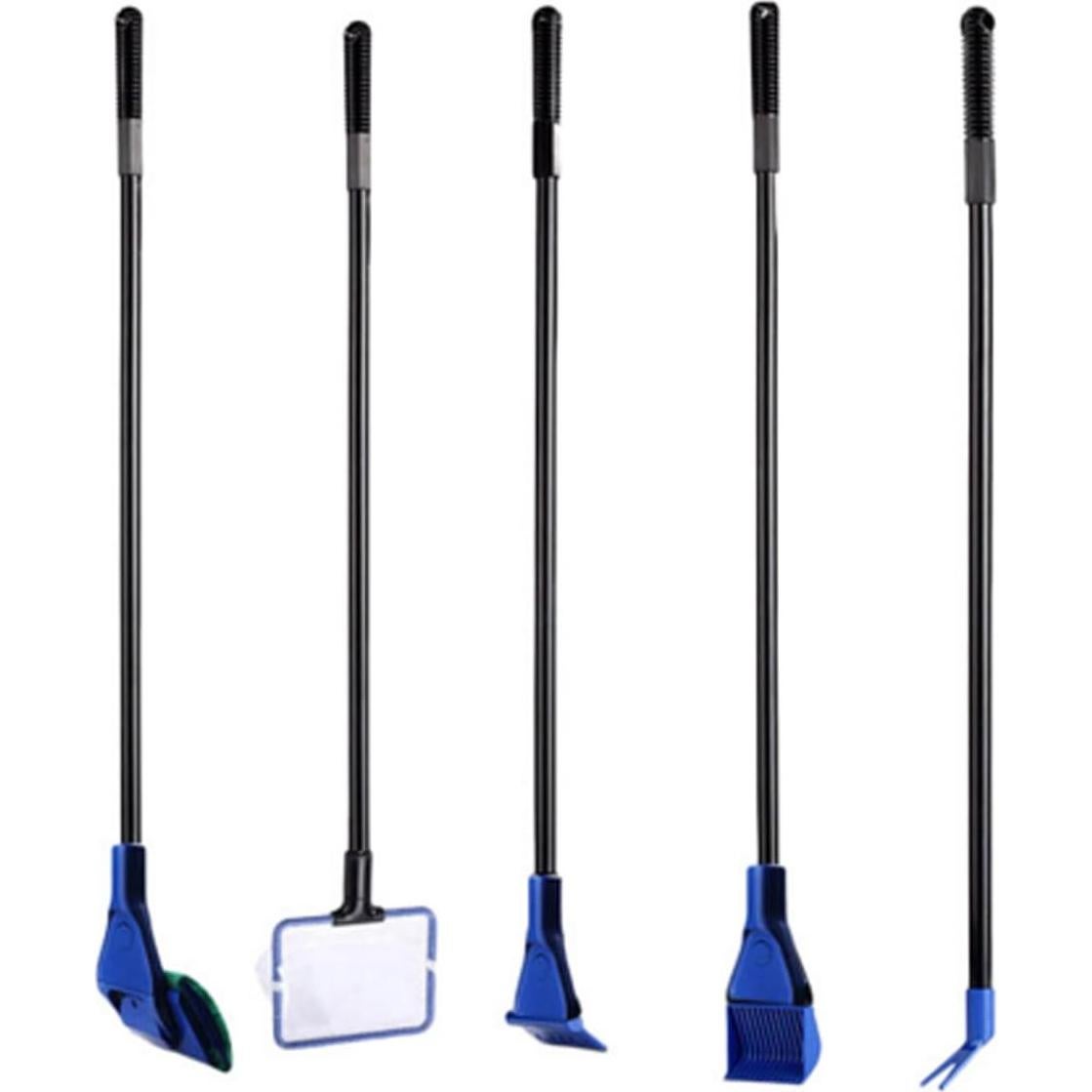 Kit de limpieza para acuarios GreenJoy - 5 en 1 y sifón