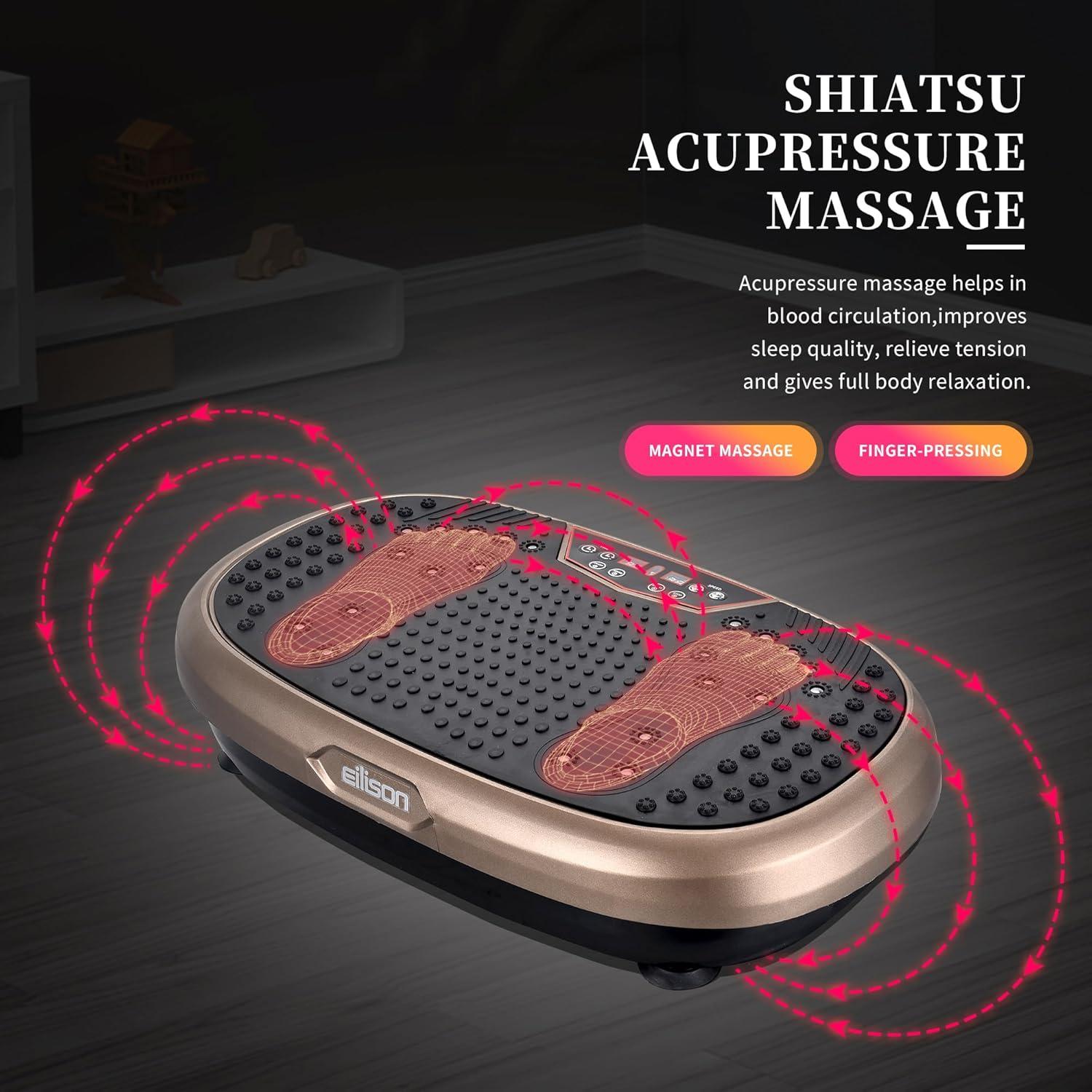 EILISON FitMax 3D XL Placa de Vibración para Ejercicio