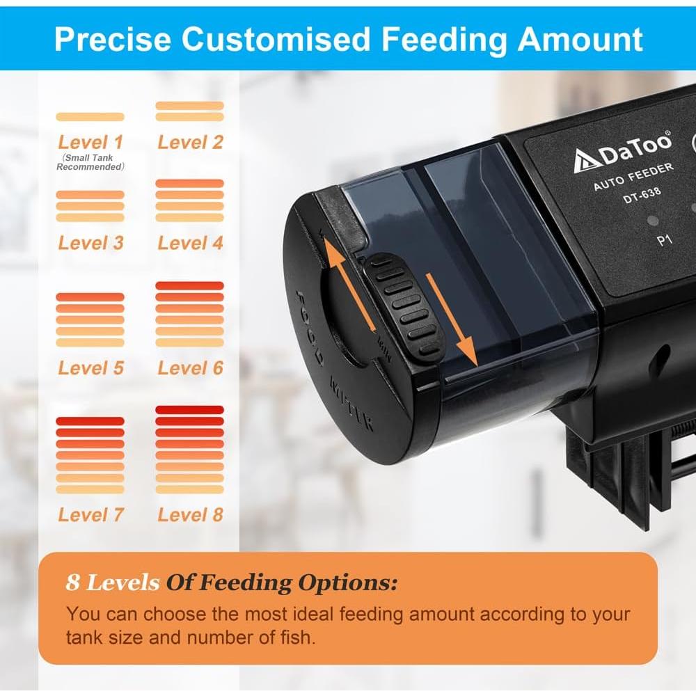 Alimentador Automático de Peces DaToo DT-638 - Acuario Pequeño