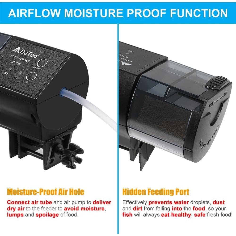 Alimentador Automático de Peces DaToo DT-638 - Acuario Pequeño