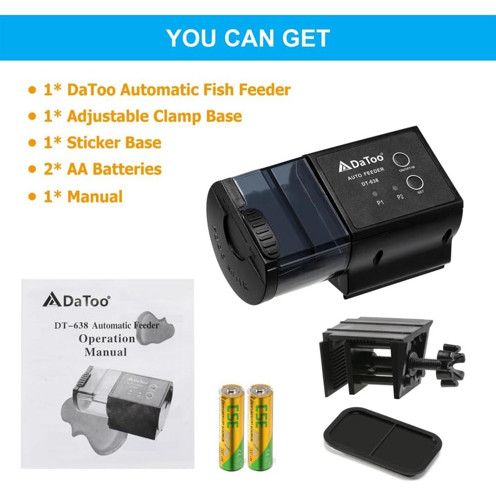 Alimentador Automático de Peces DaToo DT-638 - Acuario Pequeño