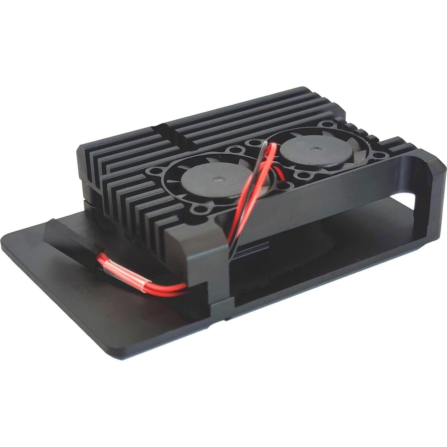 Caja de Aluminio WEIYIXING para Raspberry Pi 3B/3B+ con Ventilador