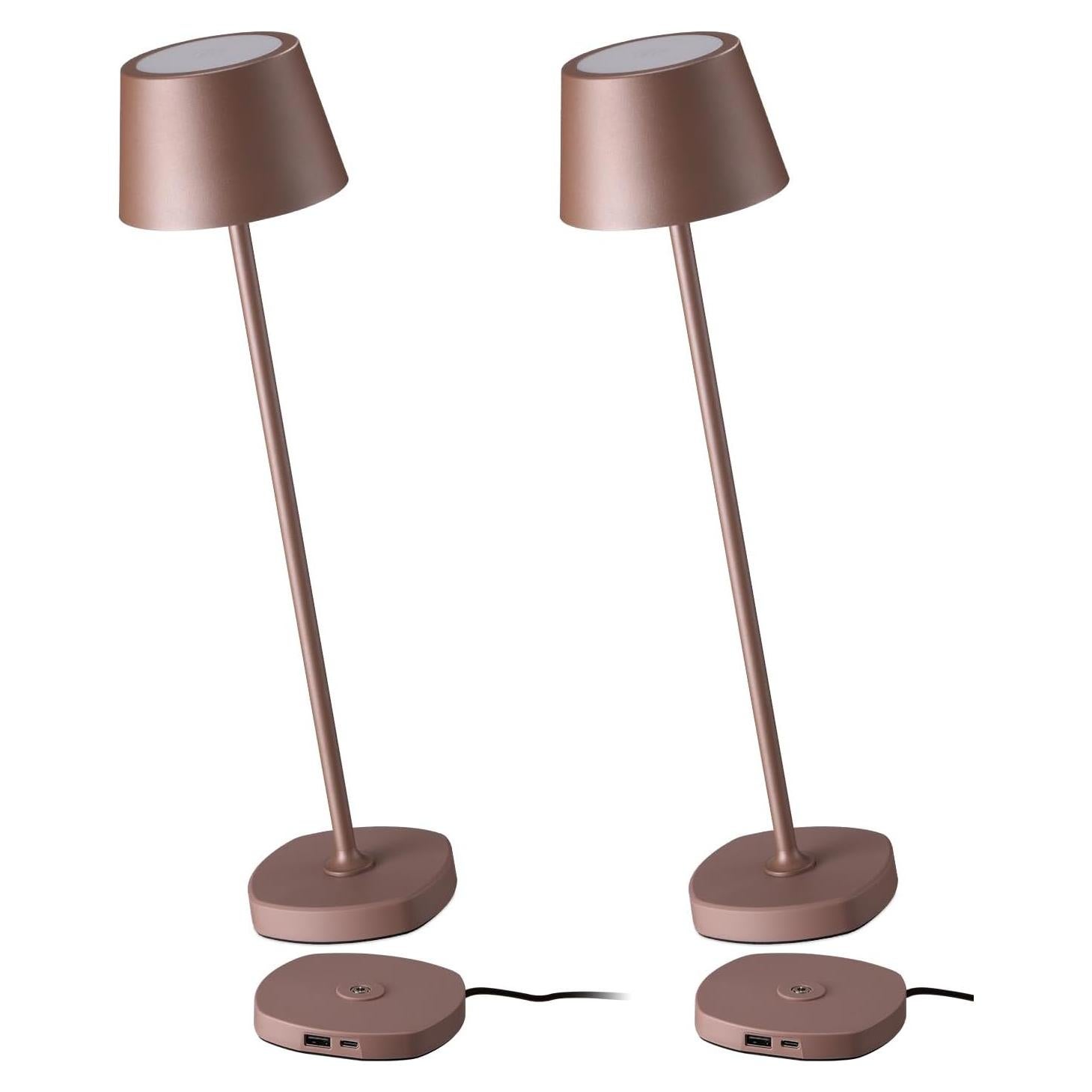 Lámpara de Mesa Inalámbrica TORCHSTAR 4000mAh Marrón